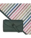 Little Unicorn 5 X 10 Outdoor Blanket In Chroma Rugby Stripe