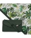 Little Unicorn Unisex Outdoor Blanket 5 X 7 In Tropical Leaf