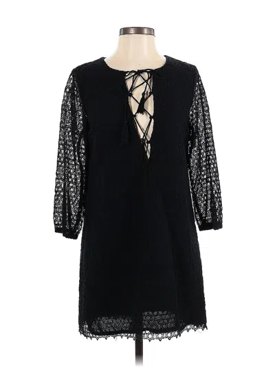 Pre-owned Little White Lies Casual Dress In Black