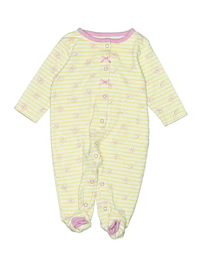 Pre-owned Little Wonders Babies' Long Sleeve Onesie In Yellow