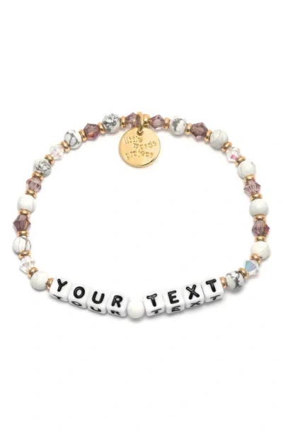 Little Words Project Custom Beaded Stretch Bracelet