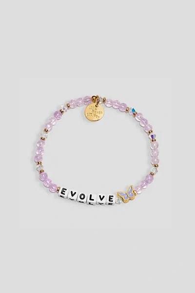 Little Words Project Evolve Beaded Bracelet In Purple, Women's At Urban Outfitters