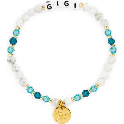 Little Words Project 'gigi' Beaded Stretch Bracelet