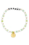 Little Words Project 'grammy' Beaded Stretch Bracelet