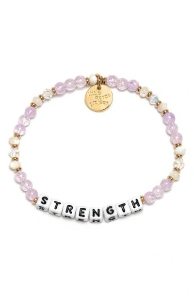 Little Words Project Strength Stretch Bracelet In Mystical