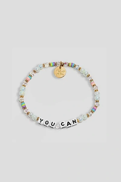 Little Words Project You Can Beaded Bracelet In Pearl, Women's At Urban Outfitters