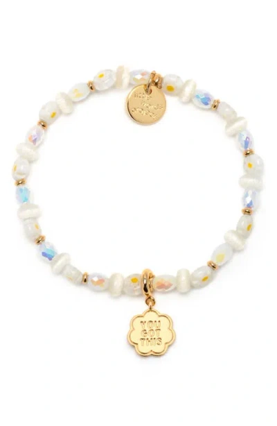 Little Words Project You Got This Beaded Charm Bracelet In Red
