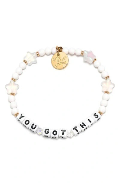 Little Words Project You Got This Stargaze Beaded Stretch Bracelet In Multi