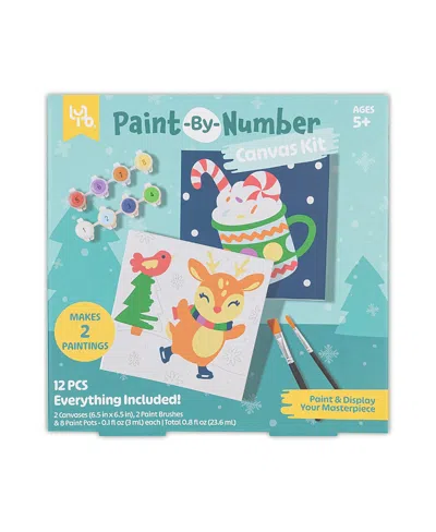 Little Yellow Bicycle Reindeer Paint By Number Kit Complete Art Set, Ages 5+