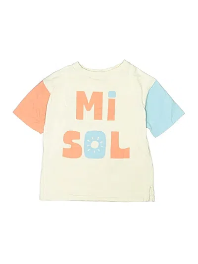 Pre-owned Littlest Prince Kids' Short Sleeve T-shirt In White