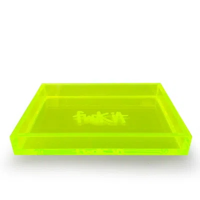 Litzi Green Fuck It Tray - Neon