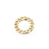 Litzi Women's Chain Ring Gold In Yellow