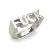 Litzi Women's Silver Fuck Ring