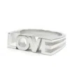 Litzi Women's Silver Love Ring