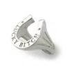 Litzi Women's Silver The Lucky Bitch Ring