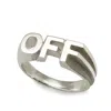 Litzi Women's Silver The Off Ring