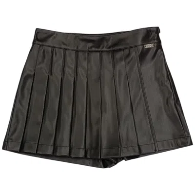 Liu •jo Kids' Liu-jo - Black Embroidered Skirt Gf4057 E0392