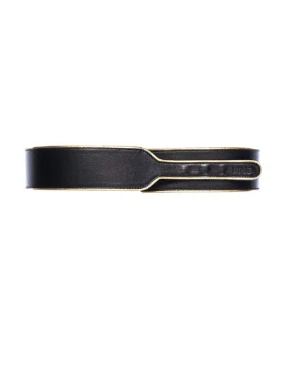 Liu •jo Liu Jo - Black Leather Gold Edge C66289p0300-22222
