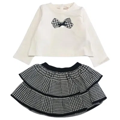 Liu •jo Kids' Liu-jo - Sweatshirt+skirt Sweatshirt Hf4076 J4794 In White