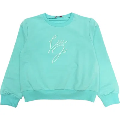 Liu •jo Kids' Liu-jo - Tiffany Sweatshirt 35313 Ga4050 F0090 In Blue