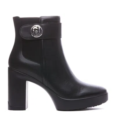 LIU •JO 100MM LEATHER BOOTS