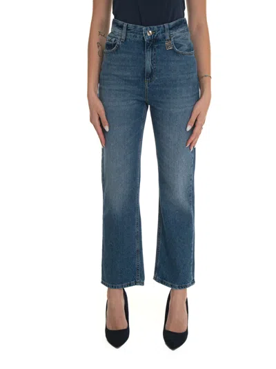 Liu •jo 5 Pocket Denim Jeans In Medium Denim