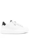 Liu •jo 55mm Babol 01 Leather Sneakers In White