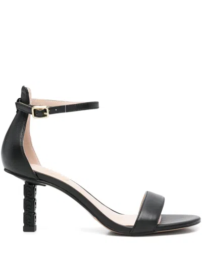 Liu •jo 70mm Ale 04 Sandals In Black