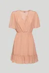 Liu •jo Abito Chiffon Rosa Antico In Rosa
