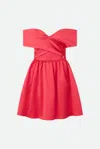 Liu •jo Liu Jo Abito In Raso Corallo In Rosso