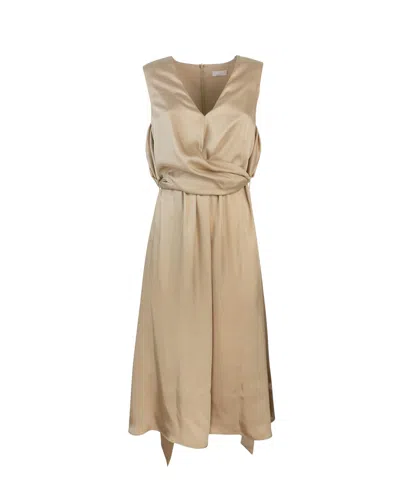 Liu •jo Liu Jo Abito Incrociato Beige In Neutral