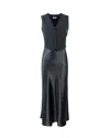 Liu •jo Abito Lungo Con Gilet In Black