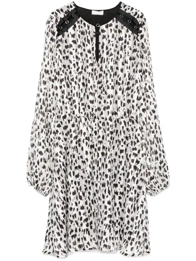 Liu •jo Abstract-print Dress In White