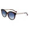 Liu •jo Brown Acetate Sunglasses In Brown