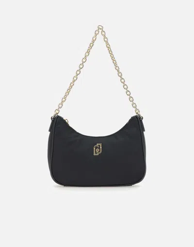 Liu •jo Liu Jo Achala Black Crescent Shoulder Bag