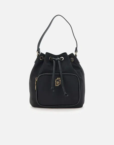 Liu •jo Liu Jo Achala Black Nylon Bucket Bag