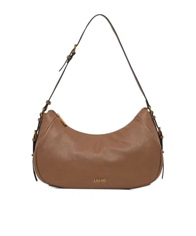 Liu •jo Adjustable-strap Satchel In Brown
