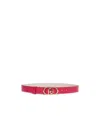 Liu •jo Double J Logo Belt In Pink