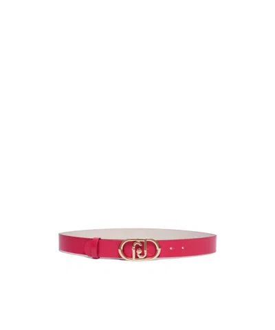 Liu •jo Adjustable Waist Belt In Pink