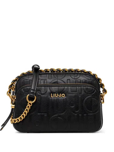 Liu •jo Adonide Ecs Crossbody Bag In Black