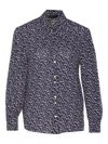 Liu •jo Liu Jo Printed Buttoned Shirt In Schwarz