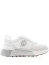 Liu •jo Amazing 25 Flatform Sneakers In White