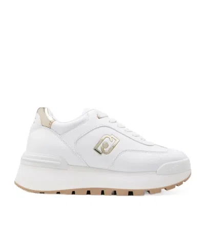 Liu •jo Amazing 28 Flatform Sneakers In White