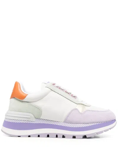 Liu •jo Amazing Colour-block Trainers In Neutrals
