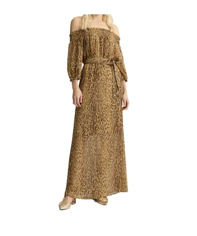 Liu •jo Animal Print Dress In Brown