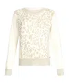Liu •jo Animal Print Jumper In White