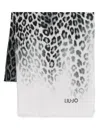 Liu •jo Animal-print Scarf In Neutrals