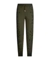 Liu •jo Leopard-print Drawstring-waistband Trousers In Green