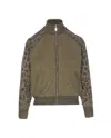 Liu •jo Leopard-print Zipped-front Sweatshirt In Multi