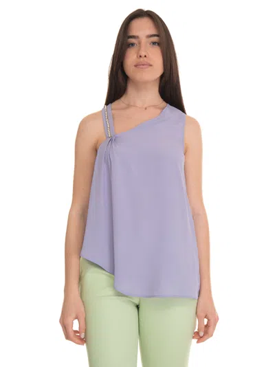 Liu •jo Asymmetrical Top In Wisteria